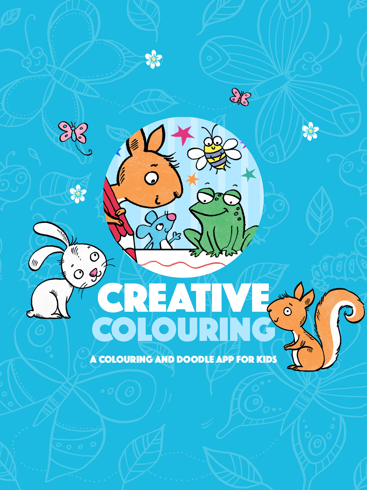 Children's colouring app for Independent Publisher, Buster Books